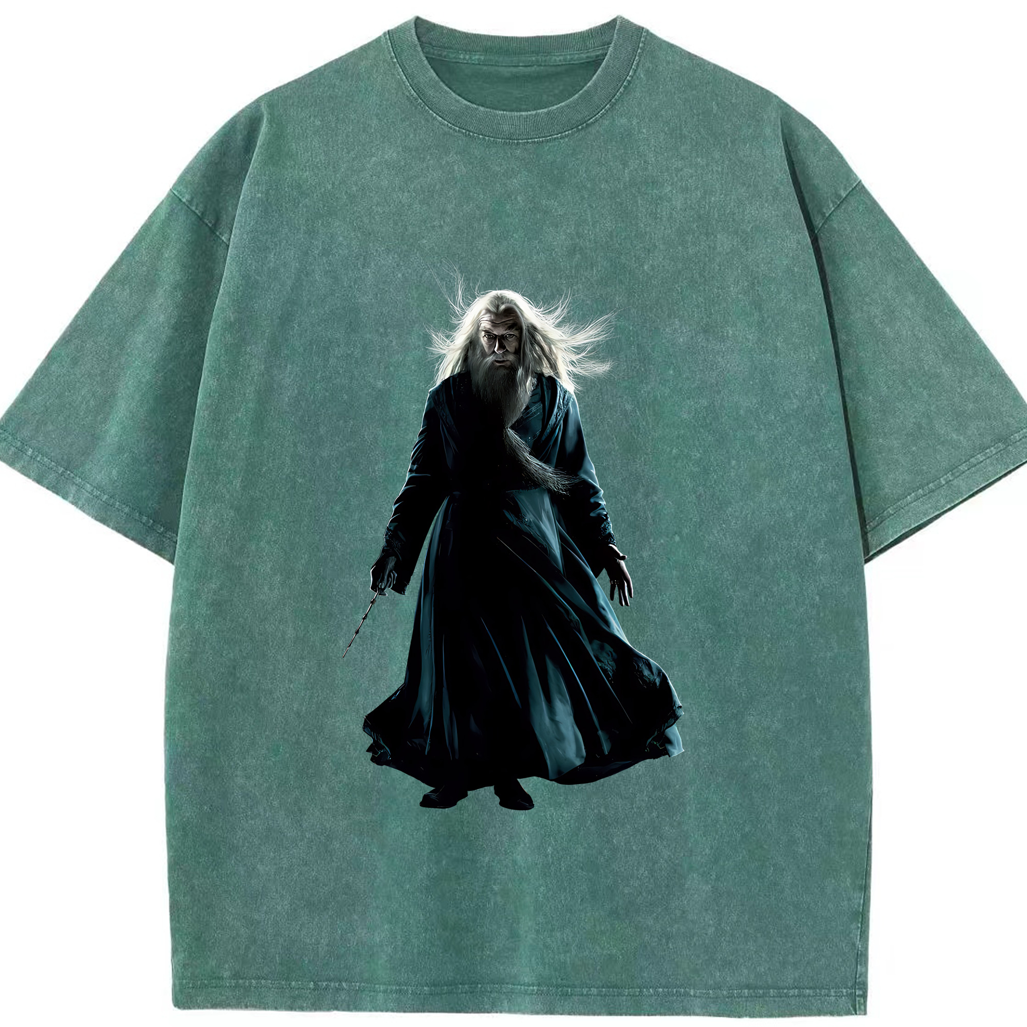 （画像用） Harry Potter ハリー・ポッターシリーズ 綿100% ヴィンテージ風 半袖Tシャツ（フロントプリント）